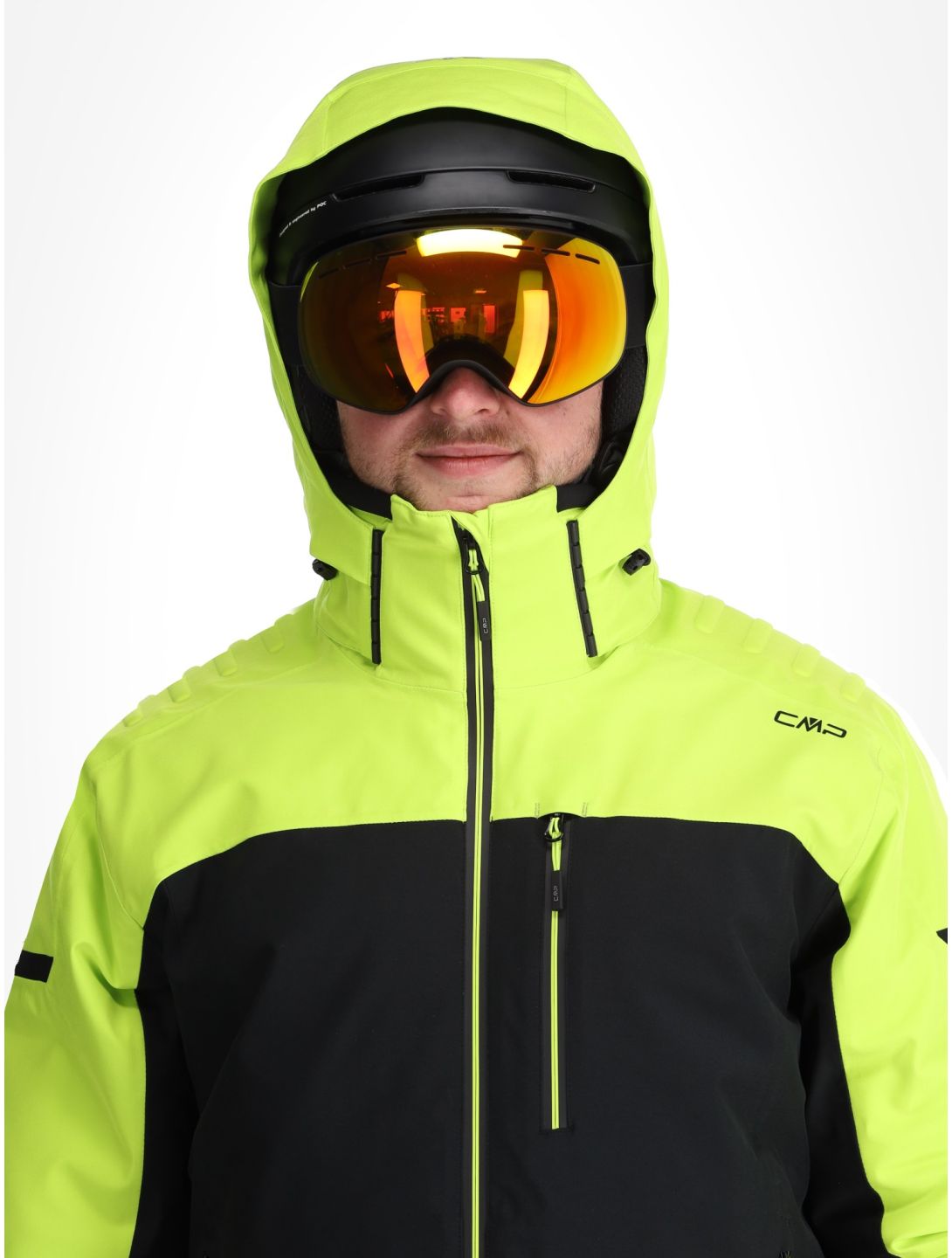 CMP, 34W4707 ski jacket men Acid green 