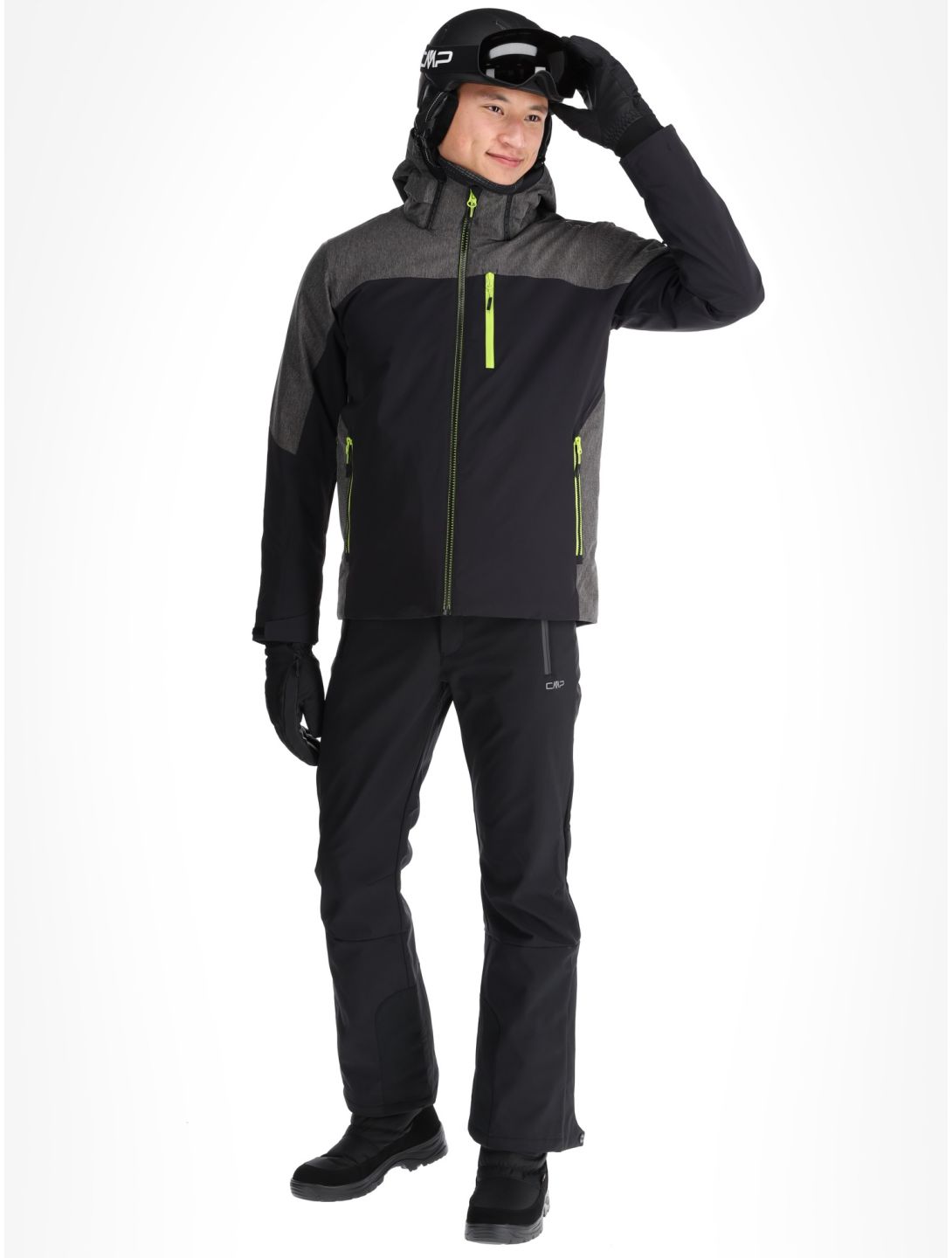 CMP, 34W4717 ski jacket men Black black 