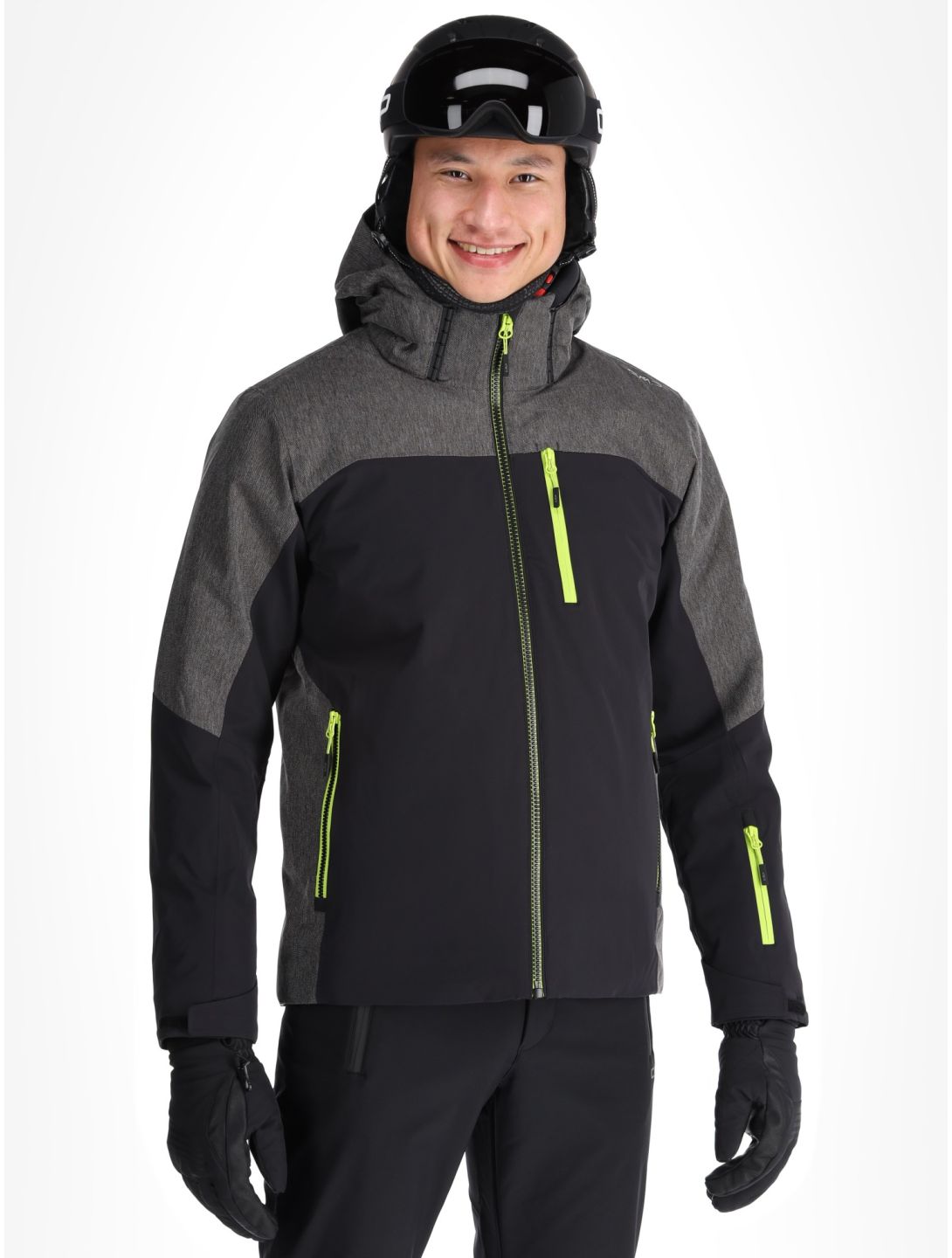 CMP, 34W4717 ski jacket men Black black 