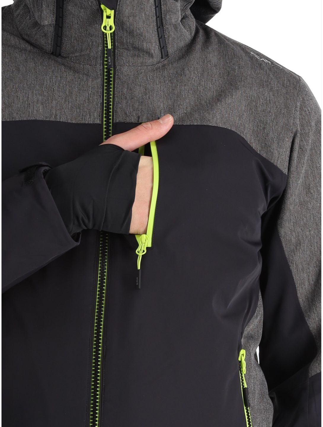 CMP, 34W4717 ski jacket men Black black 