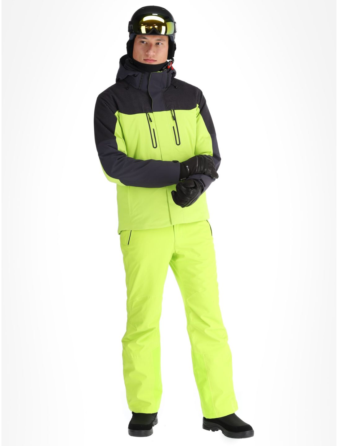 CMP, 34W4737 ski jacket men Acid green 