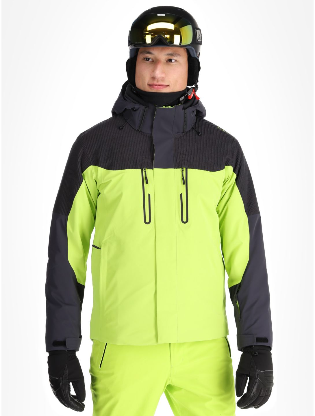 CMP, 34W4737 ski jacket men Acid green 