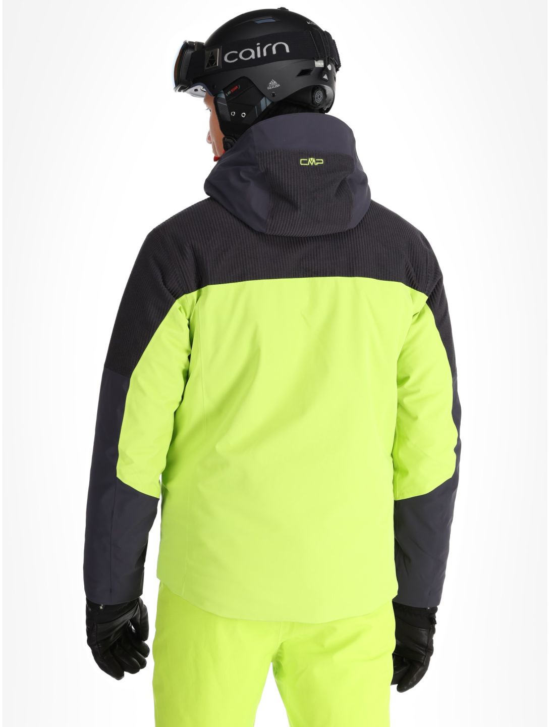 CMP, 34W4737 ski jacket men Acid green 