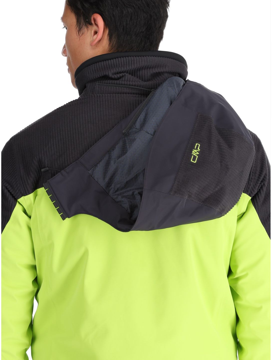 CMP, 34W4737 ski jacket men Acid green 