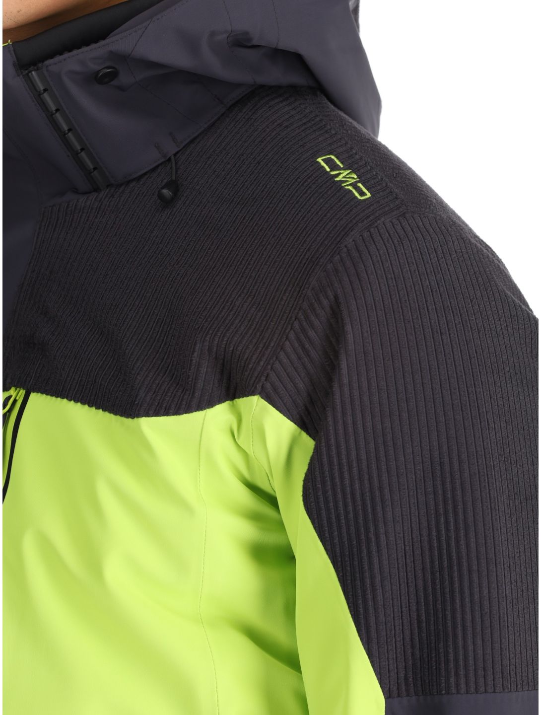 CMP, 34W4737 ski jacket men Acid green 