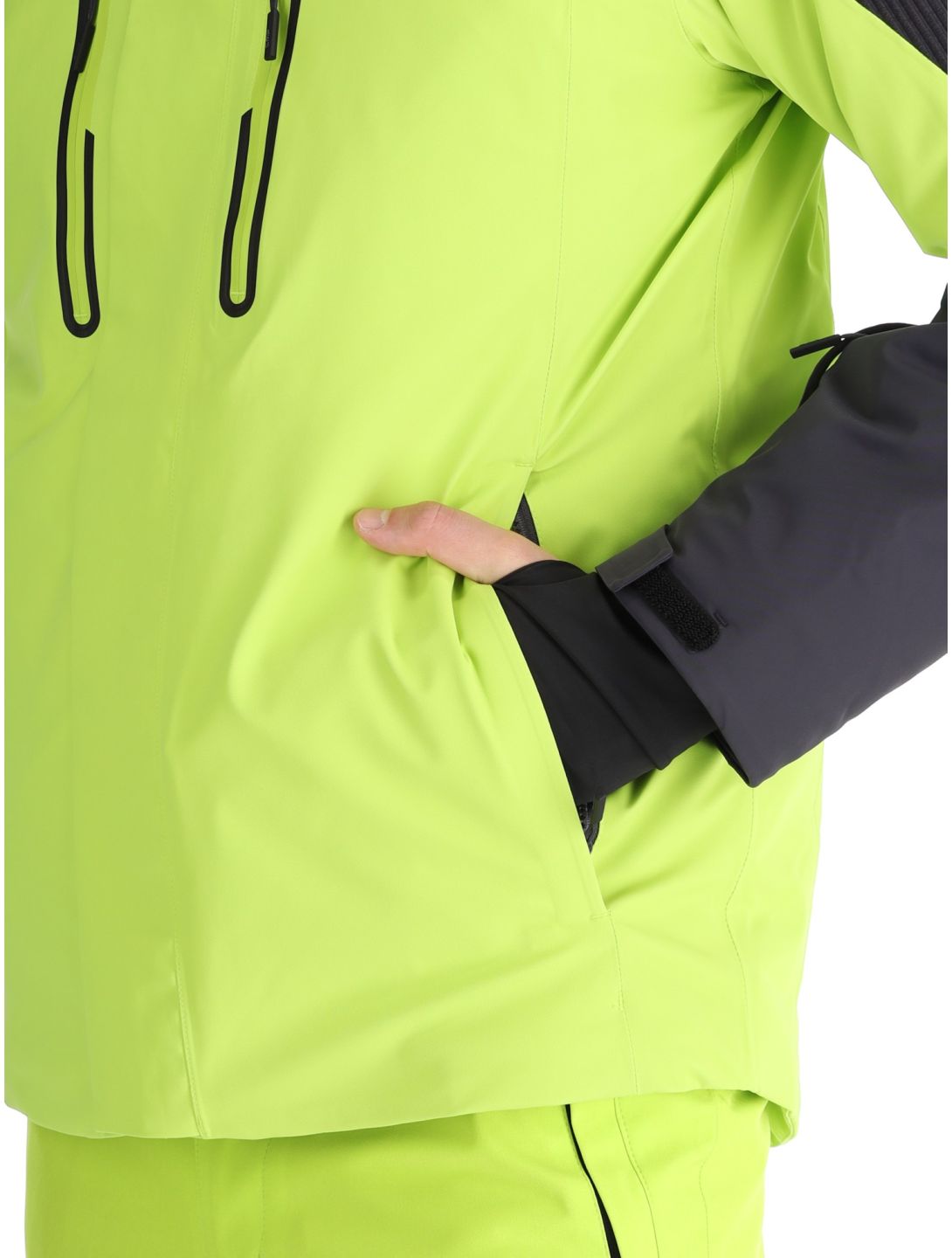 CMP, 34W4737 ski jacket men Acid green 