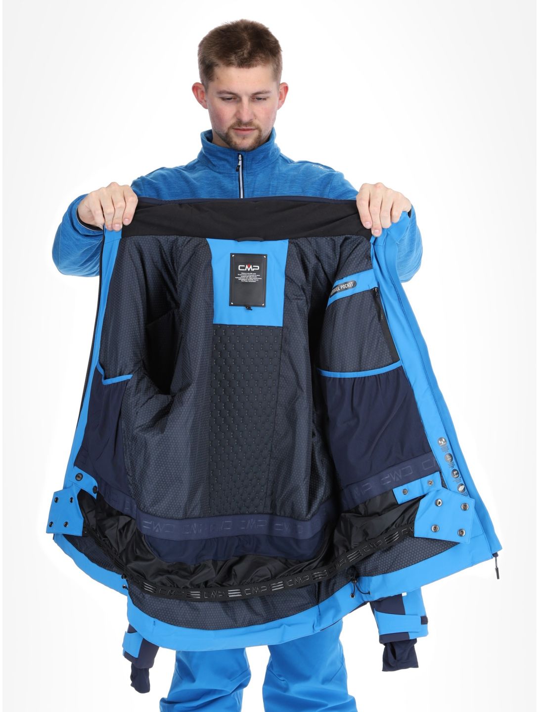 CMP, 34W4747 ski jacket men Sapphire blue 