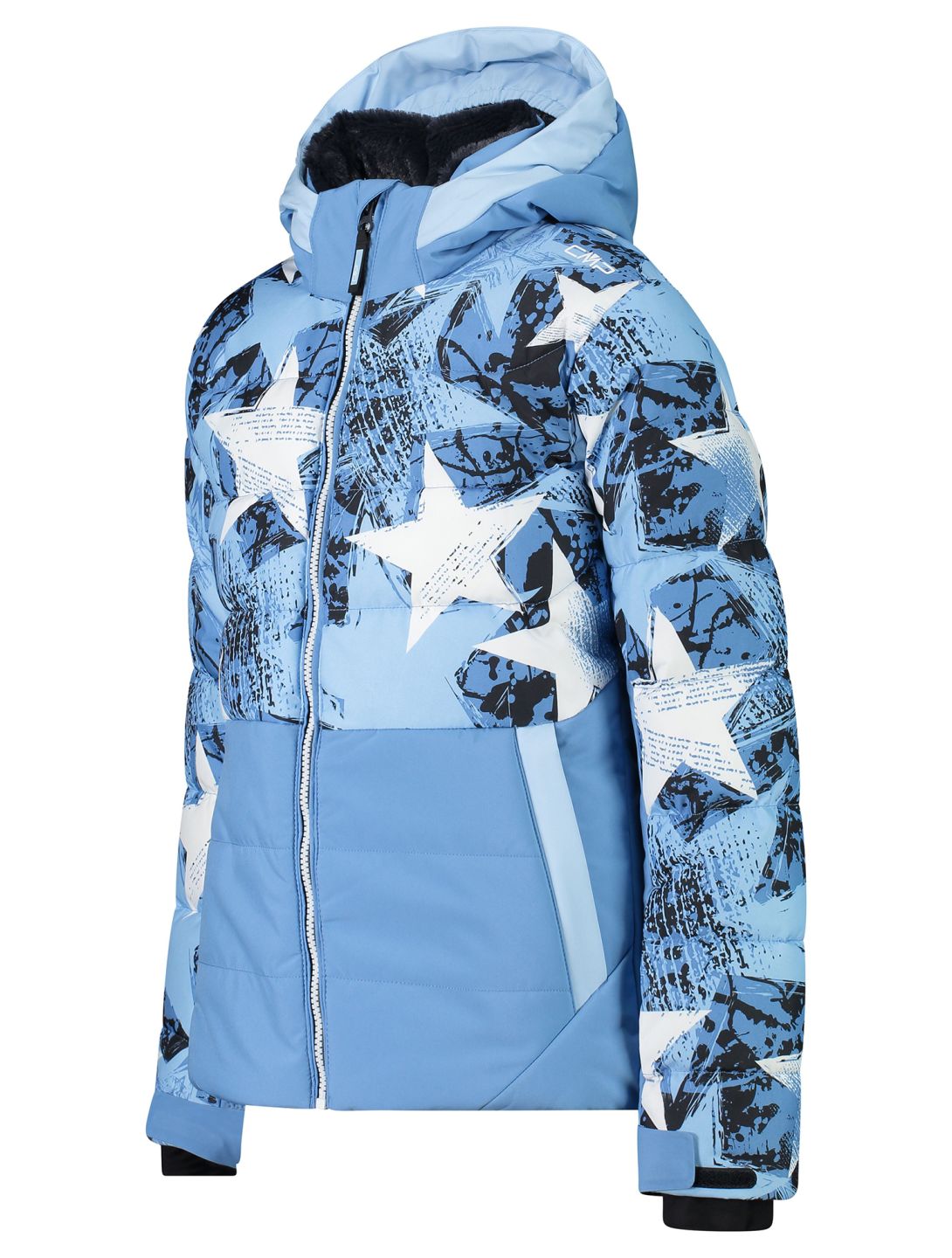 CMP, 34W4865P ski jacket kids Skylight / White / Anthracite blue, grey, white 