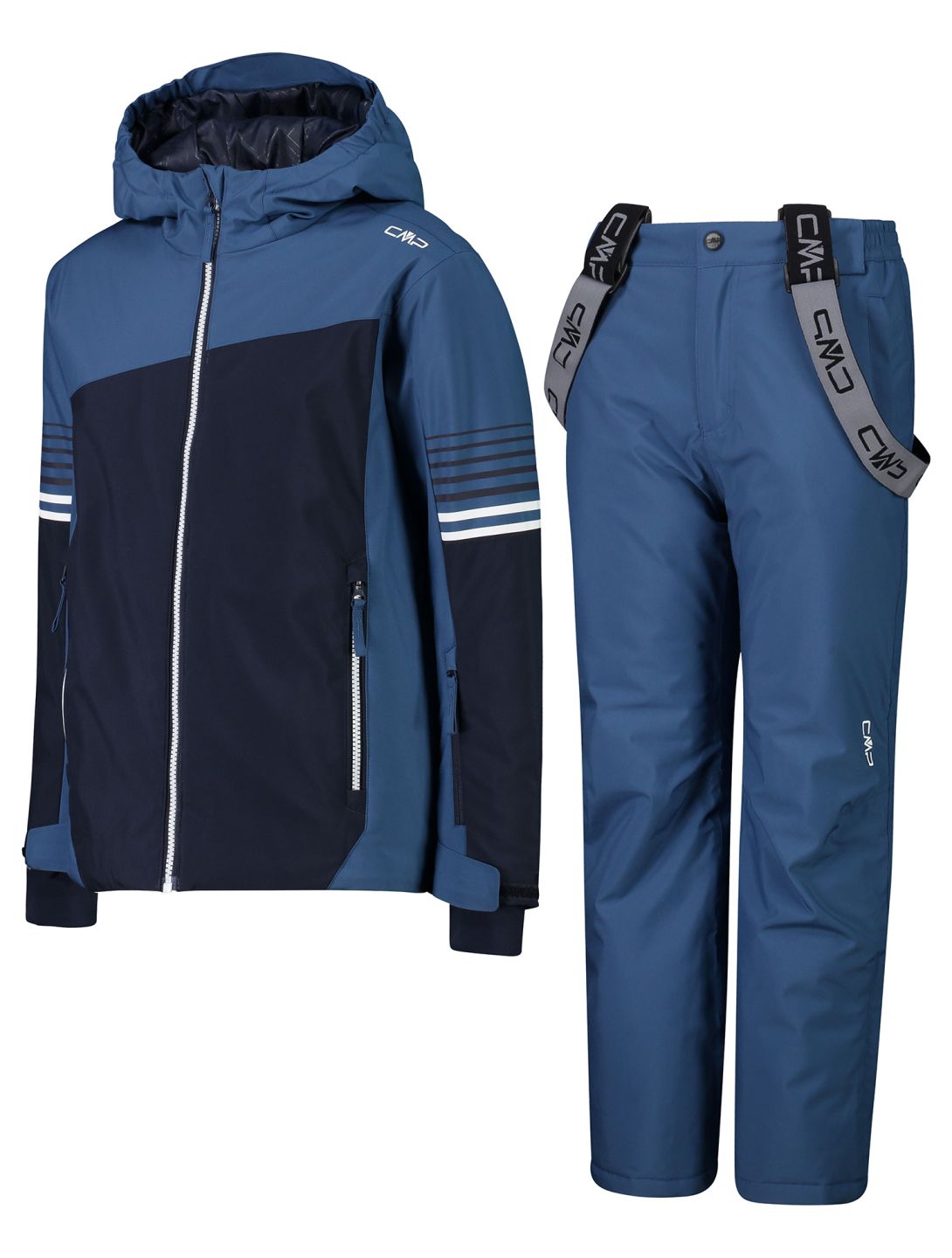 CMP, 34W4924 ski set kids Bluestone blue 