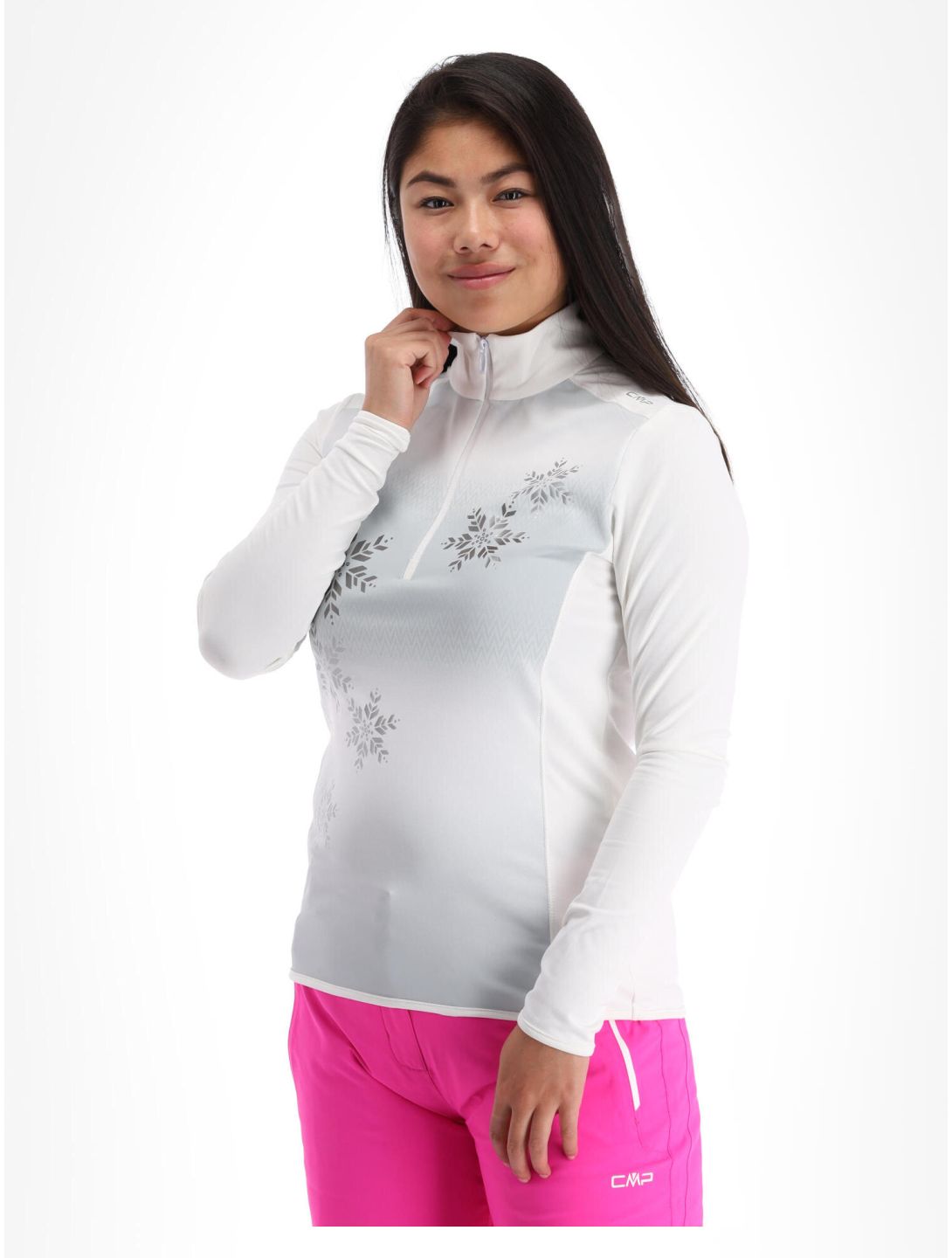 CMP, 38L1196 pullover women ice white 