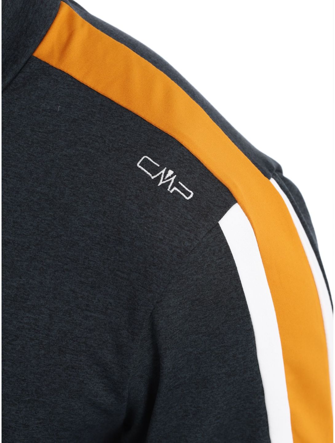 CMP, 39L2577 pullover men Black Mel. Pumpkin black 