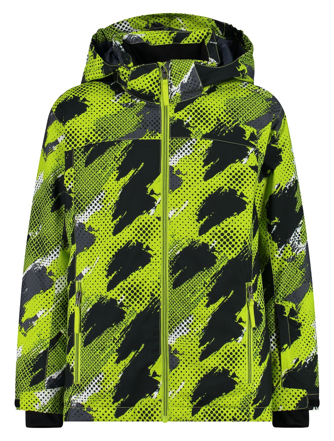 CMP, 39W1924 ski jacket kids Acid / Black black, yellow 