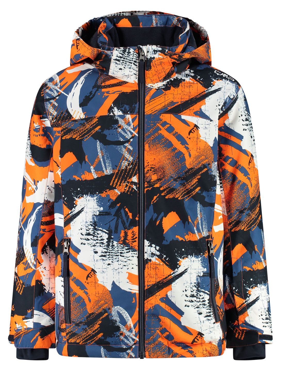 CMP, 39W1924 ski jacket kids Bluestone / Orange blue, orange 