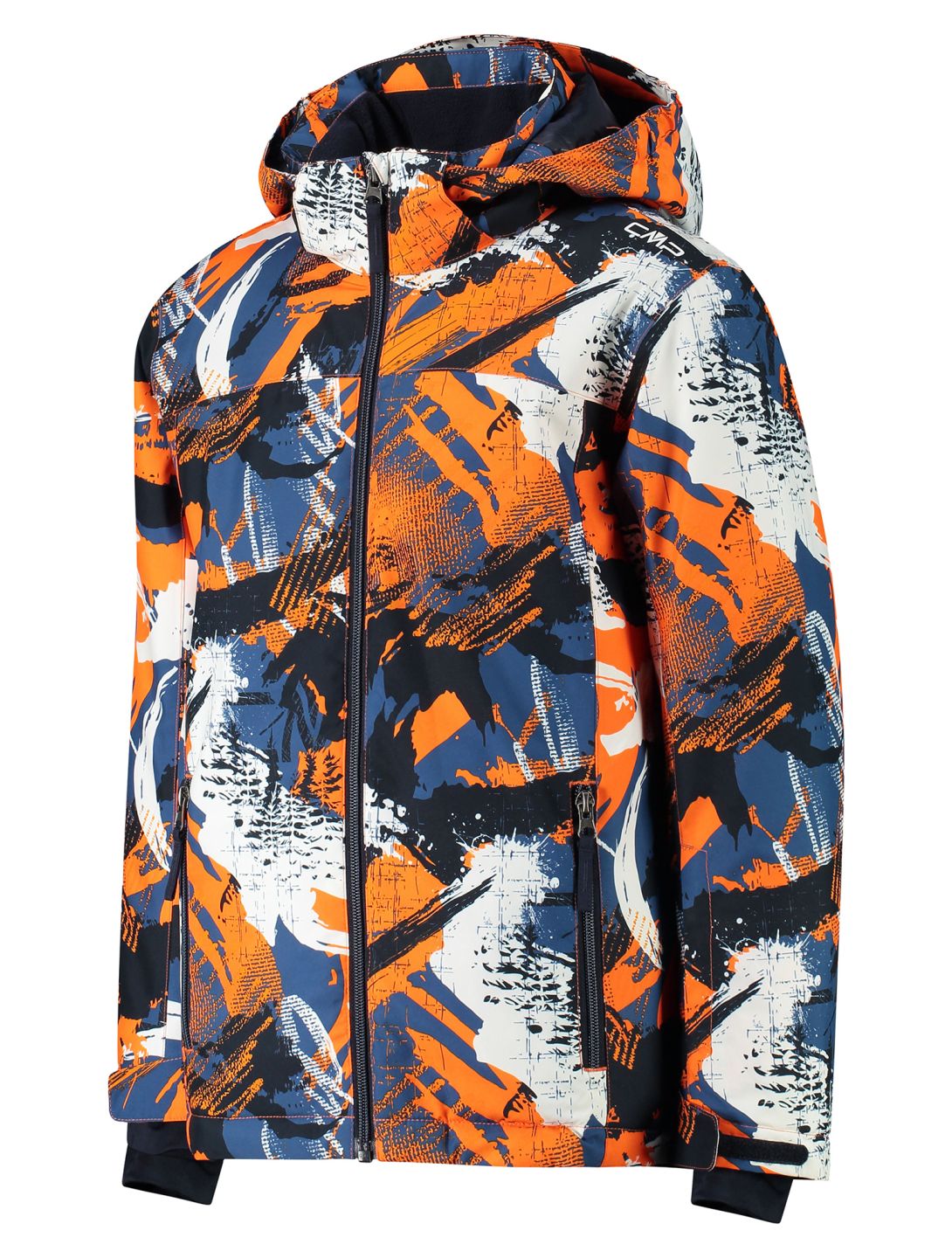 CMP, 39W1924 ski jacket kids Bluestone / Orange blue, orange 