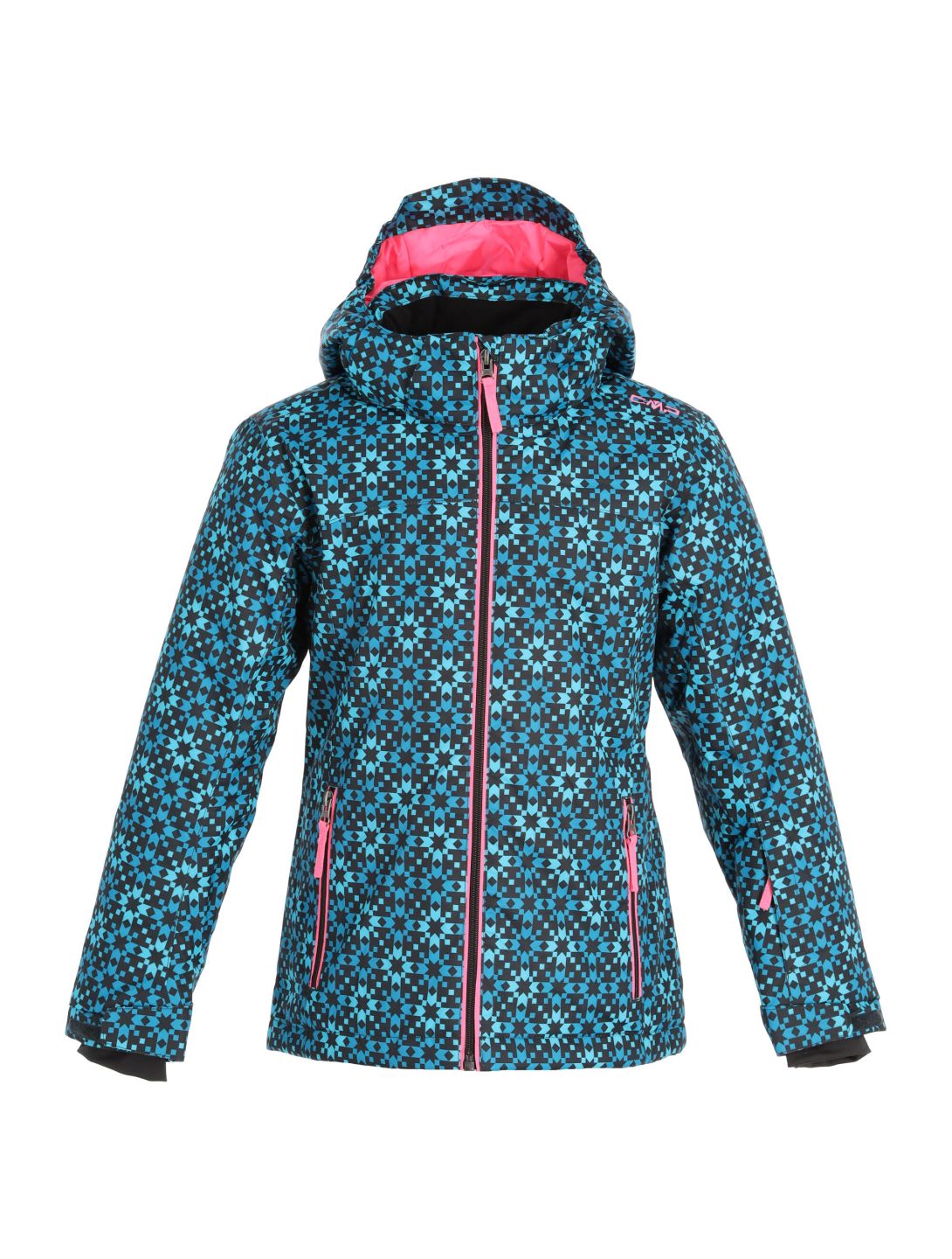 CMP, 39W2085 ski jacket kids turquoise blue