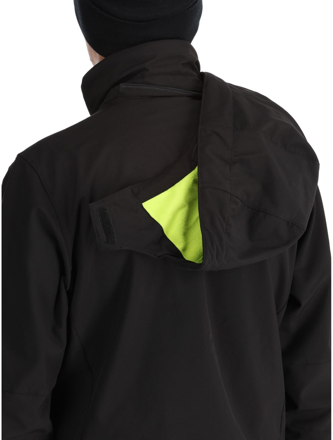 CMP, 3A01787N softshell ski jacket men Black / Acid black 