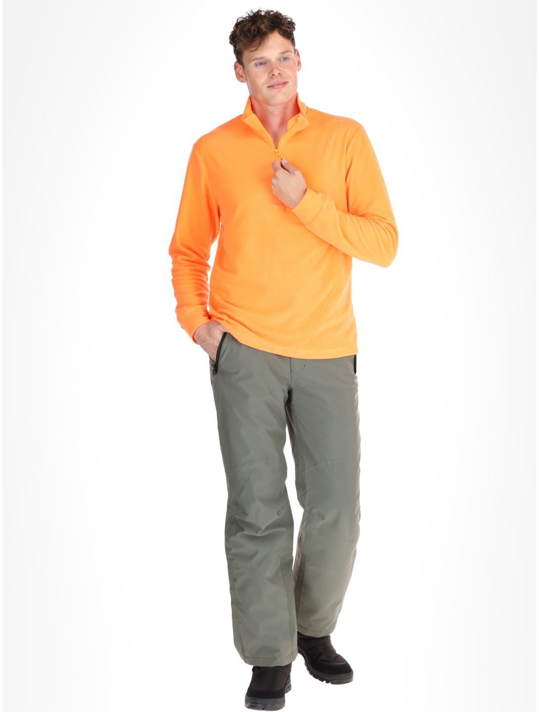 CMP, 3G28037N pullover men Fanta Fluo orange 