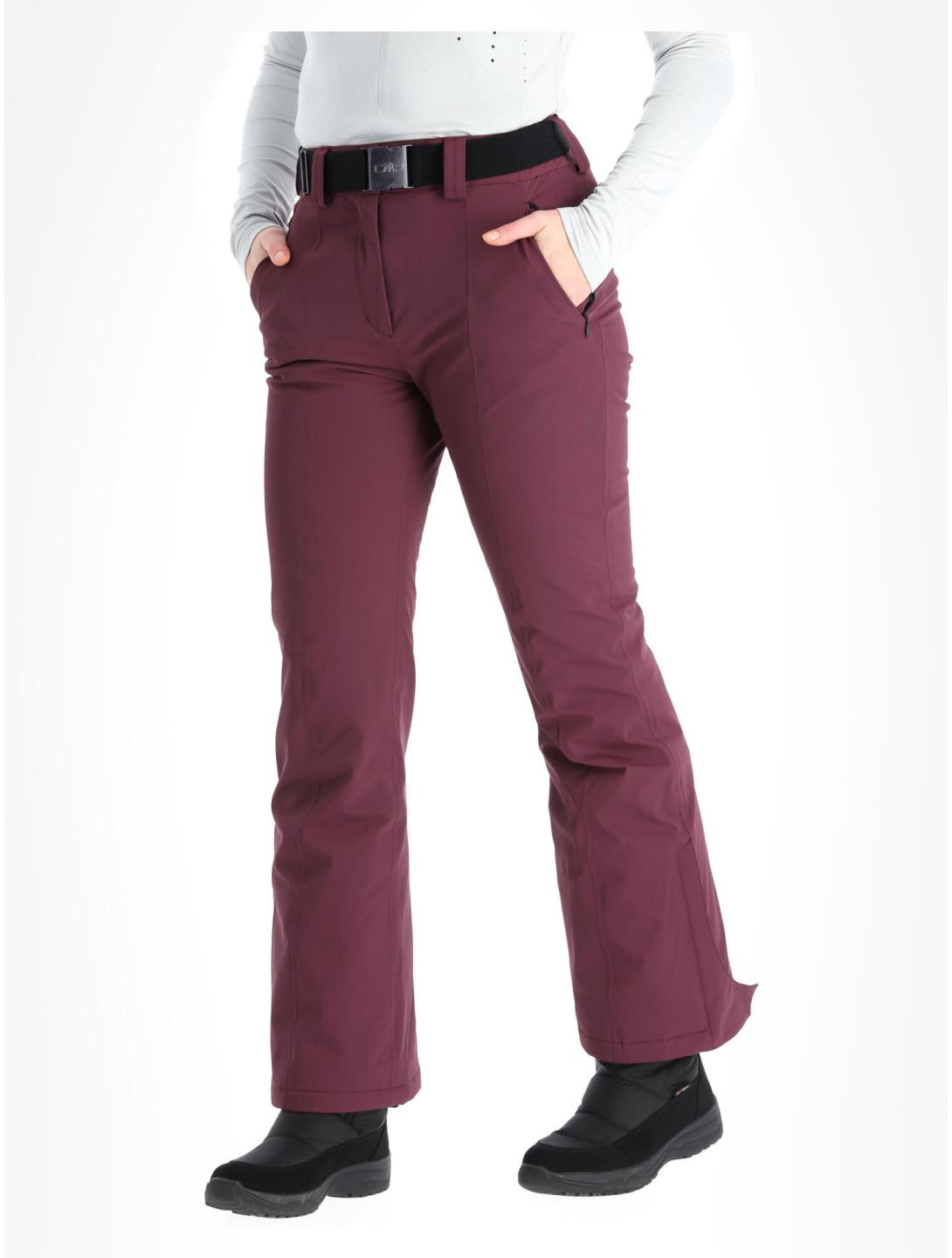 CMP, 3W05526 ski pants women prugna purple 