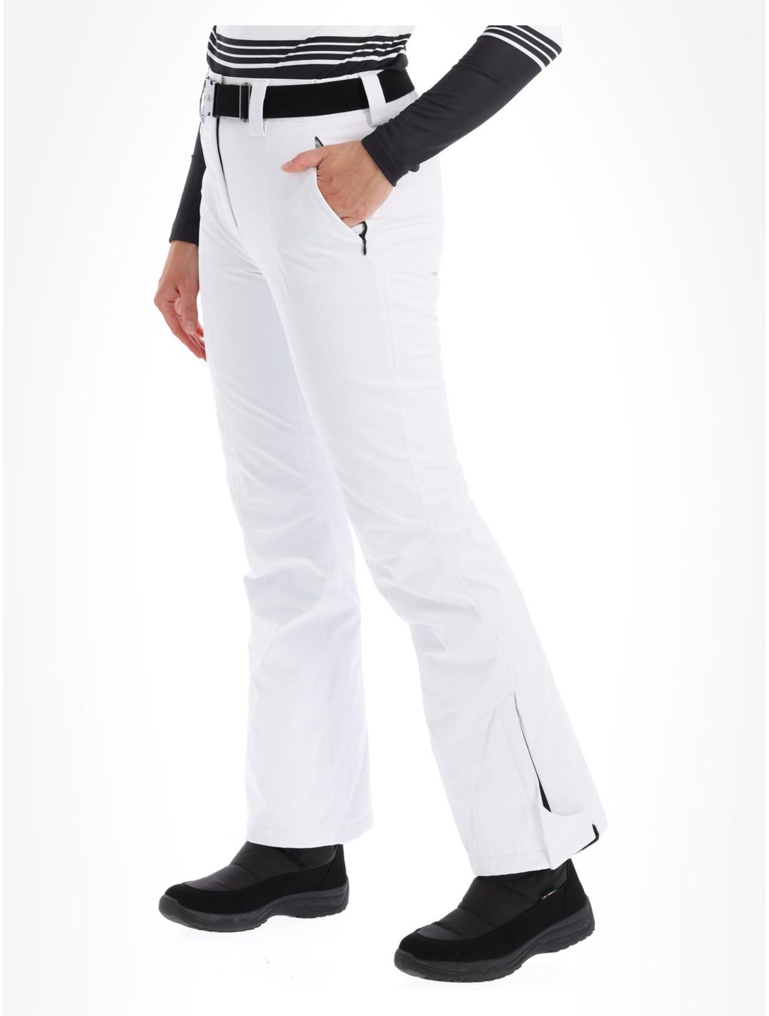 CMP, 3W05526 ski pants women White white 