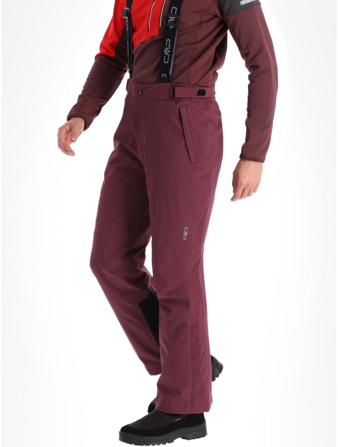 CMP, 3W17397N ski pants men Burgundy burgundy 