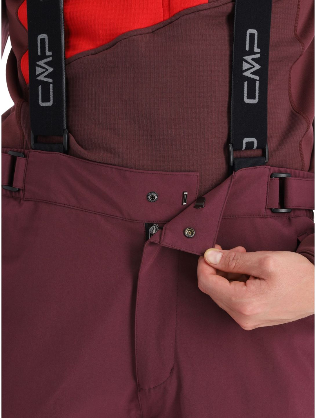 CMP, 3W17397N ski pants men Burgundy burgundy 