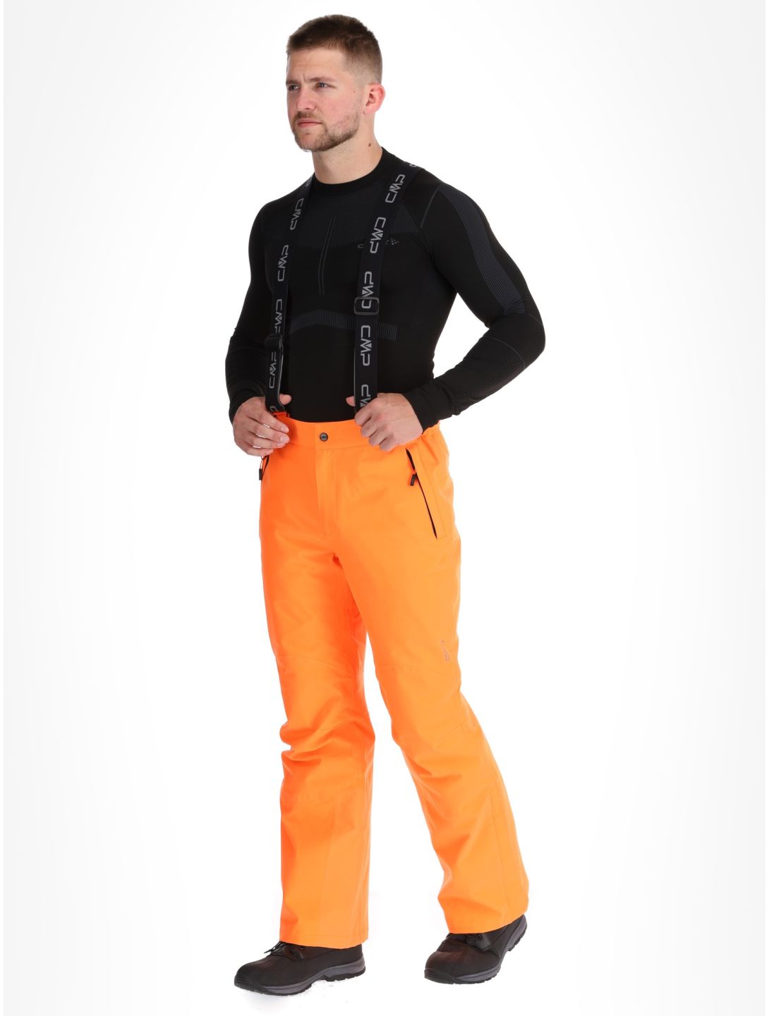 CMP, 3W17397N ski pants men Fanta Fluo orange 