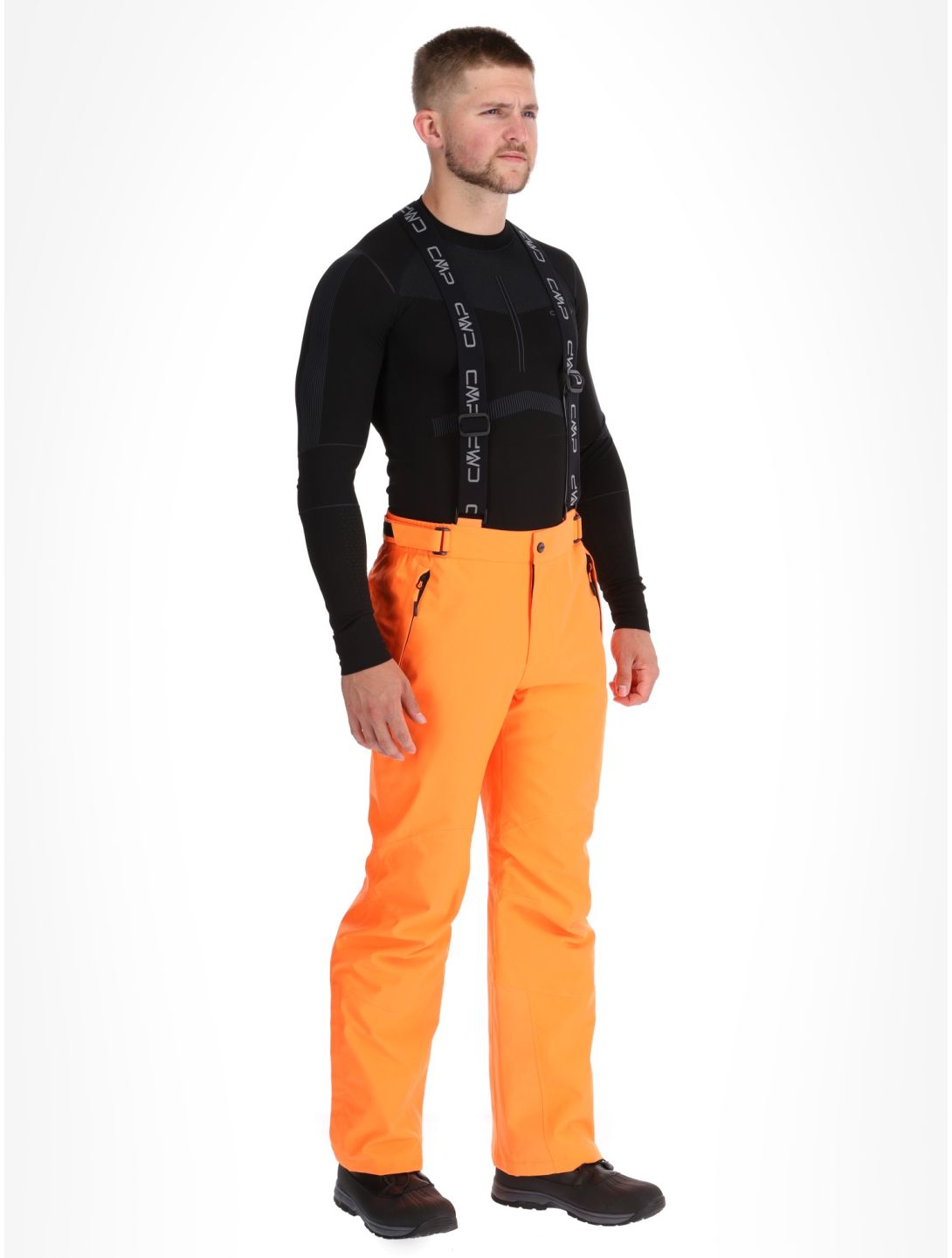 CMP, 3W17397N ski pants men Fanta Fluo orange 