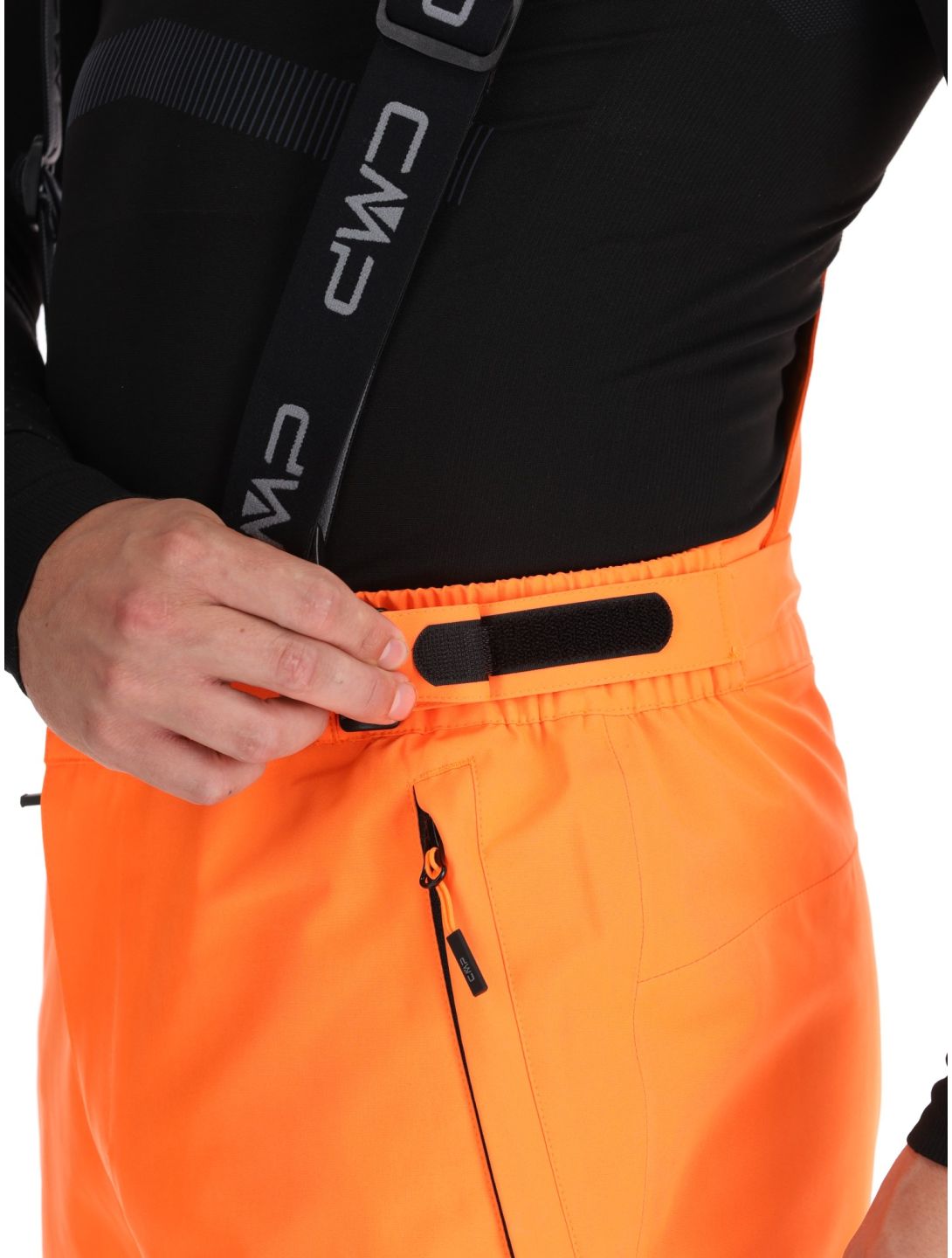 CMP, 3W17397N ski pants men Fanta Fluo orange 