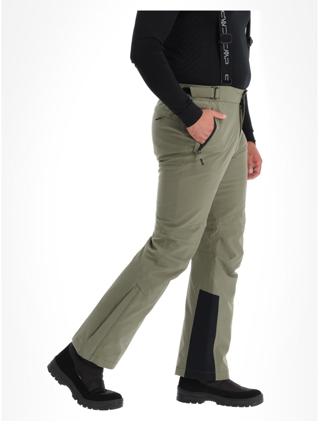 CMP, 3W17397N ski pants men Kaki green 