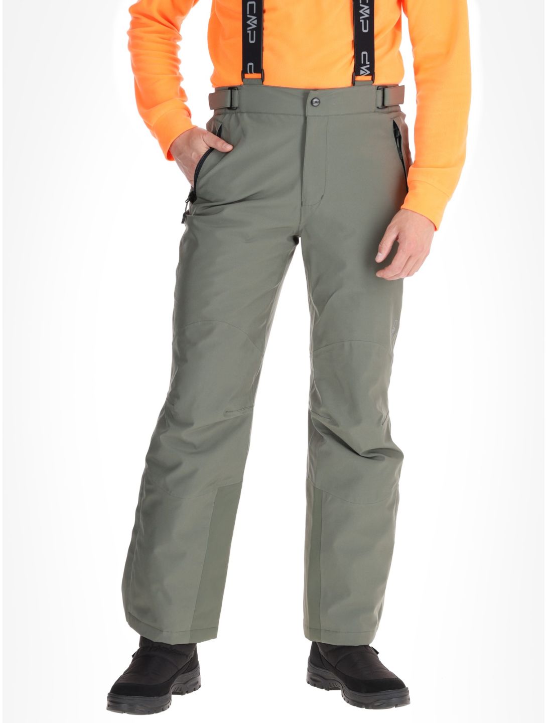 CMP, 3W17397N ski pants men Olive green 