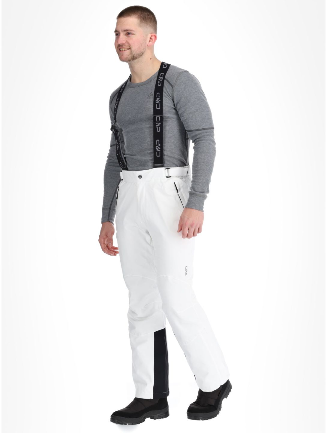 CMP, 3W17397N ski pants men White white 