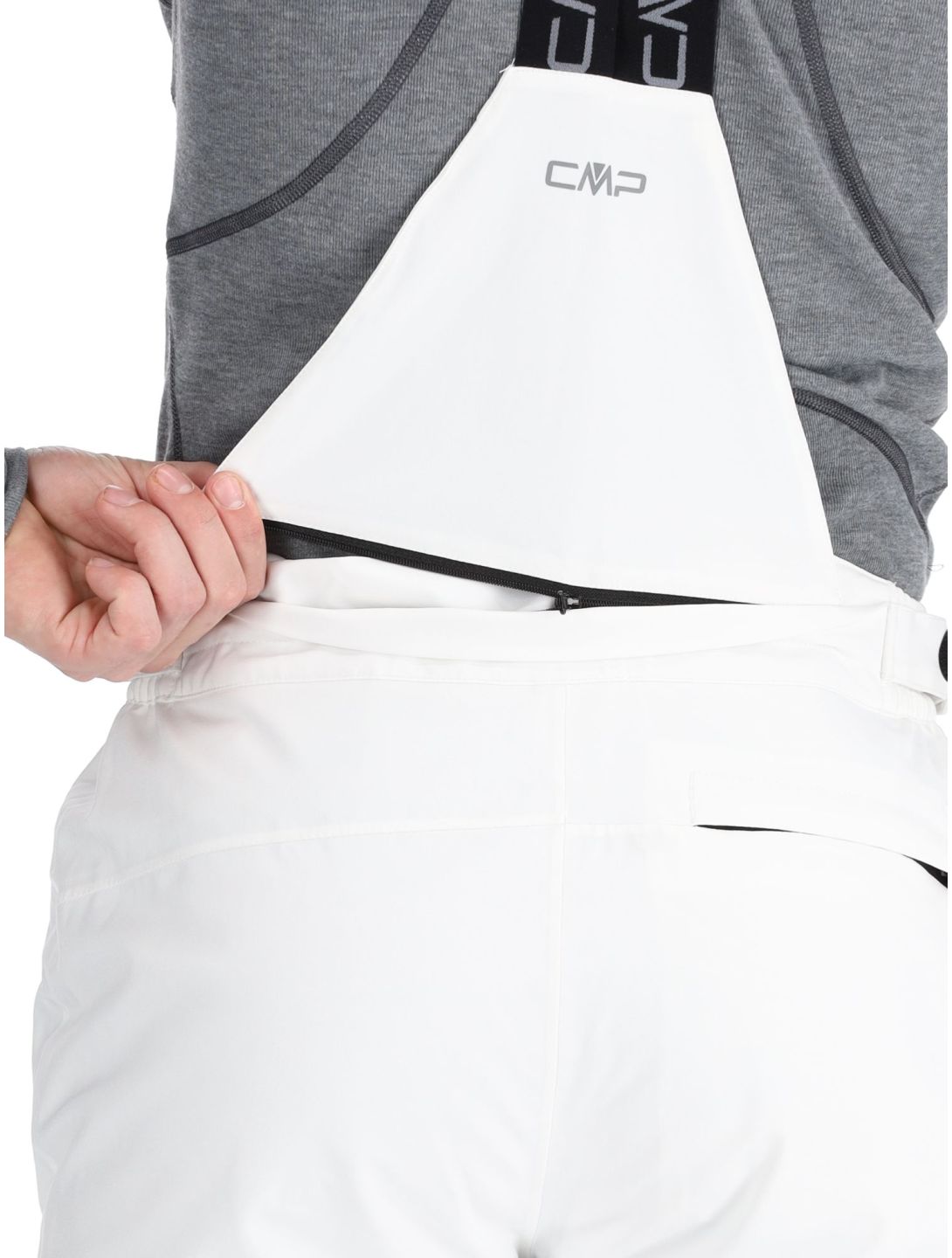 CMP, 3W17397N ski pants men White white 