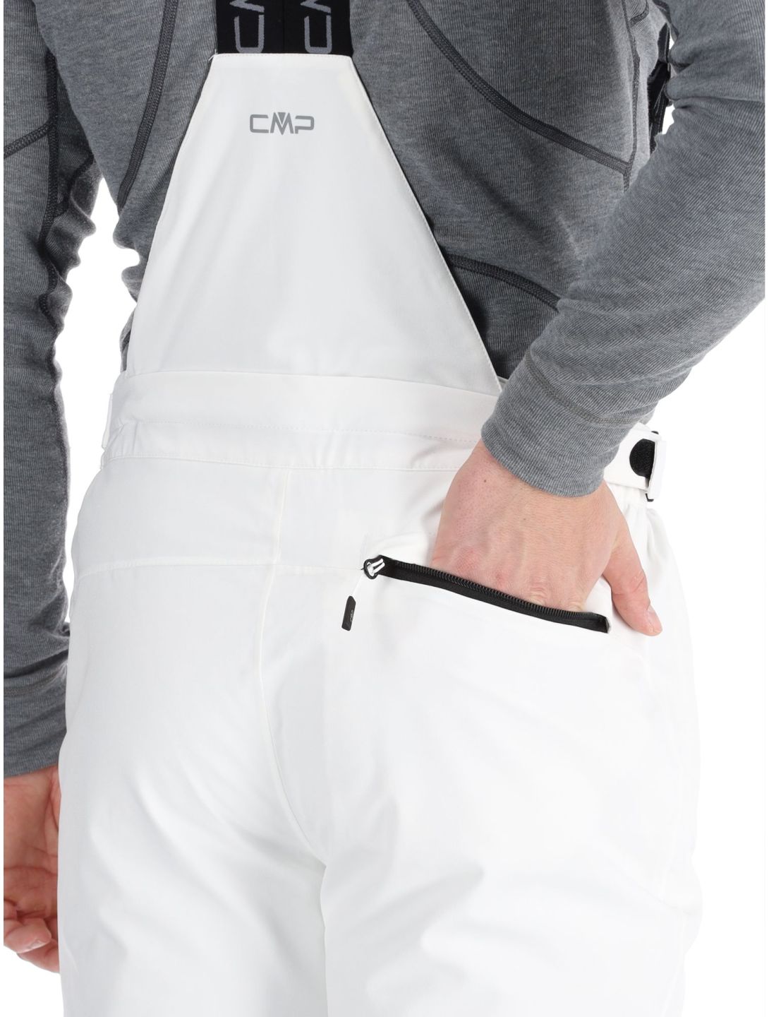 CMP, 3W17397N ski pants men White white 