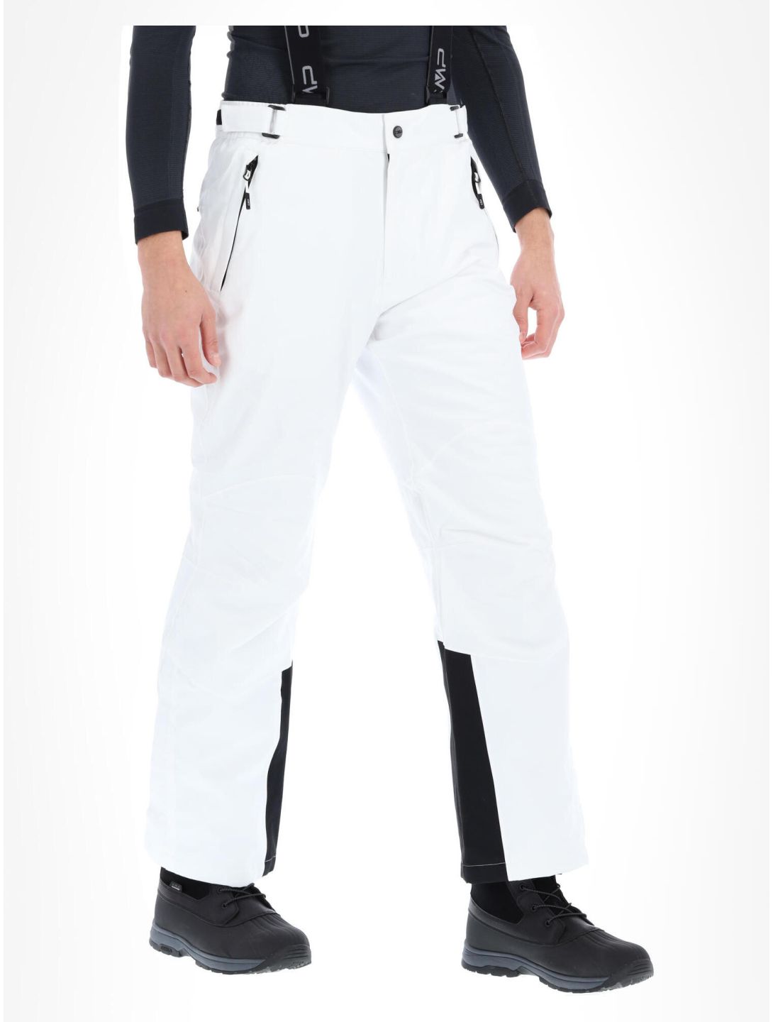 CMP, 3W17397N ski pants men White white 