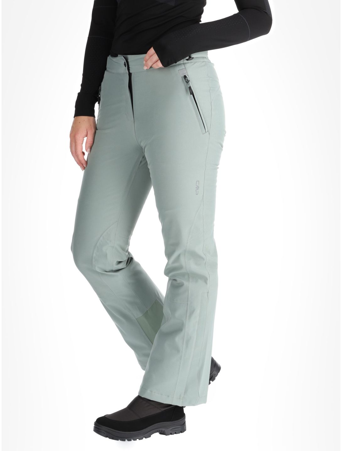 CMP, 3W18596N ski pants women Mineral green 