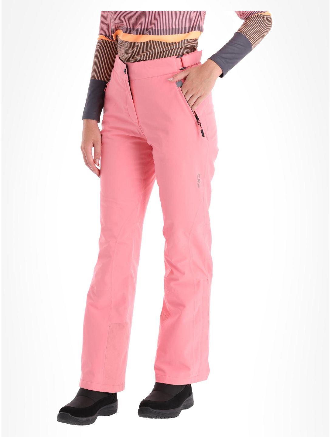 CMP, 3W18596N ski pants women Peach orange 