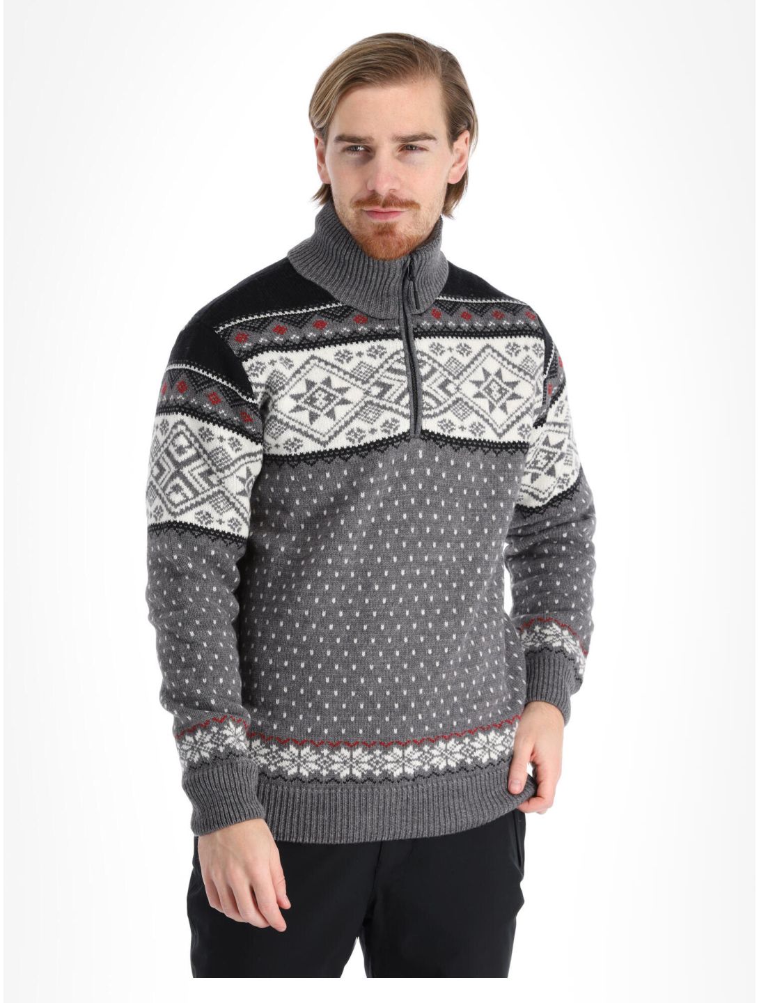 CMP, 7H57200N sweater men smoke melange grey 