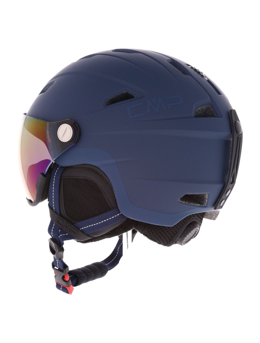 CMP, WA-2 ski helmet with visor unisex Marine blue 