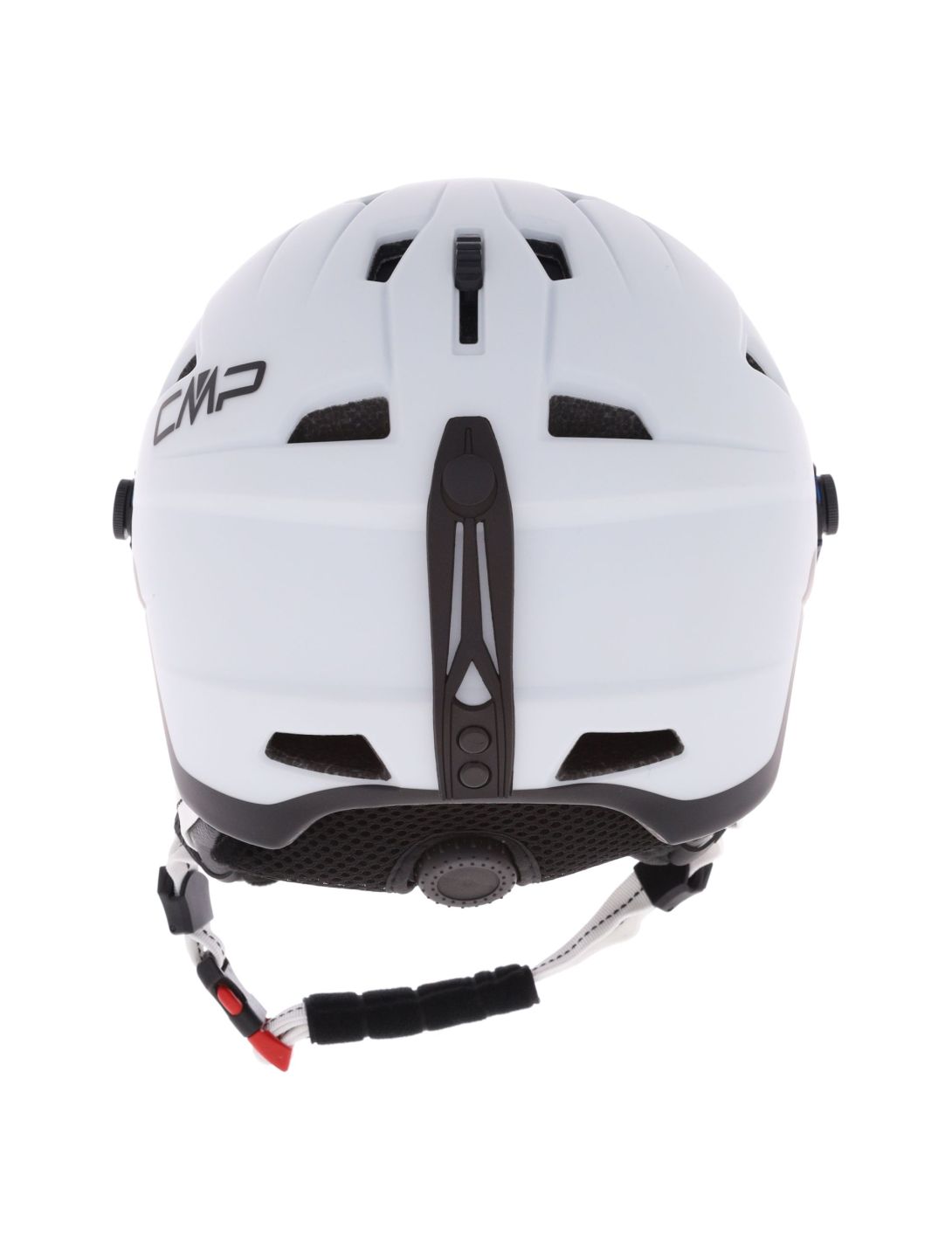 CMP, WA-2 ski helmet with visor unisex White / Black black, white 