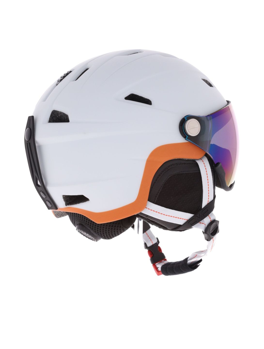 CMP, WA-2 ski helmet with visor unisex White white 