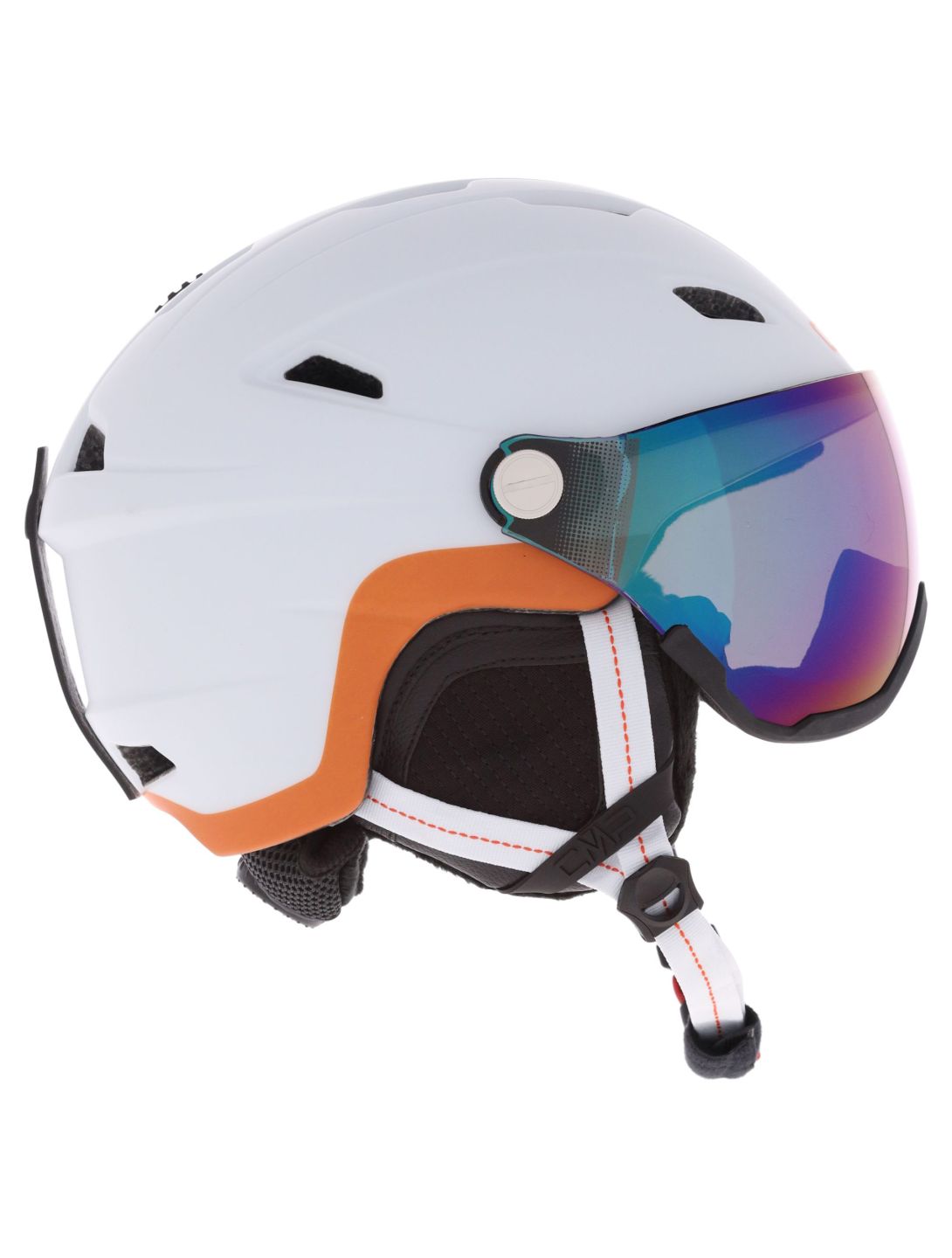 CMP, WA-2 ski helmet with visor unisex White white 