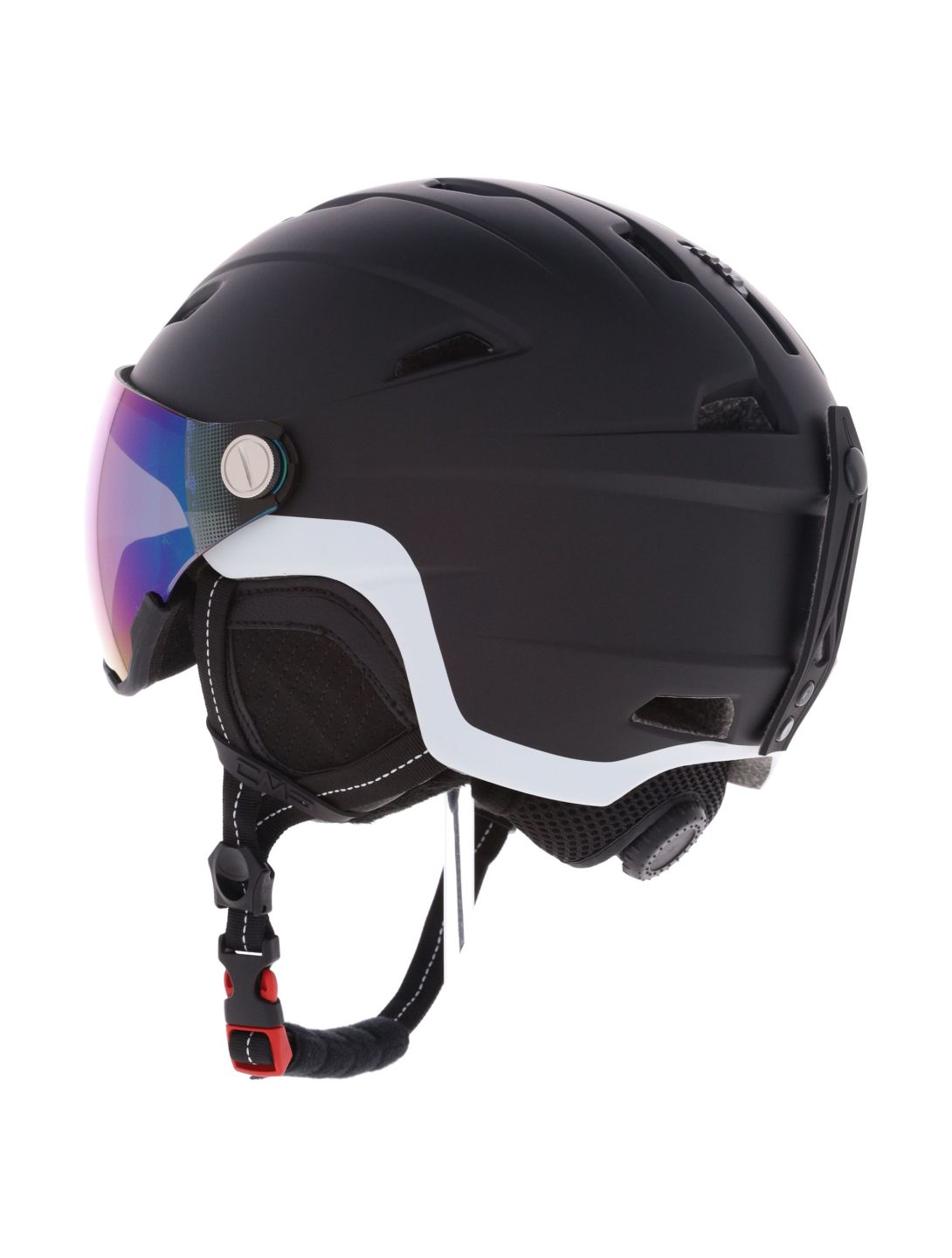 CMP, WJ-2 ski helmet with visor kids Black black 