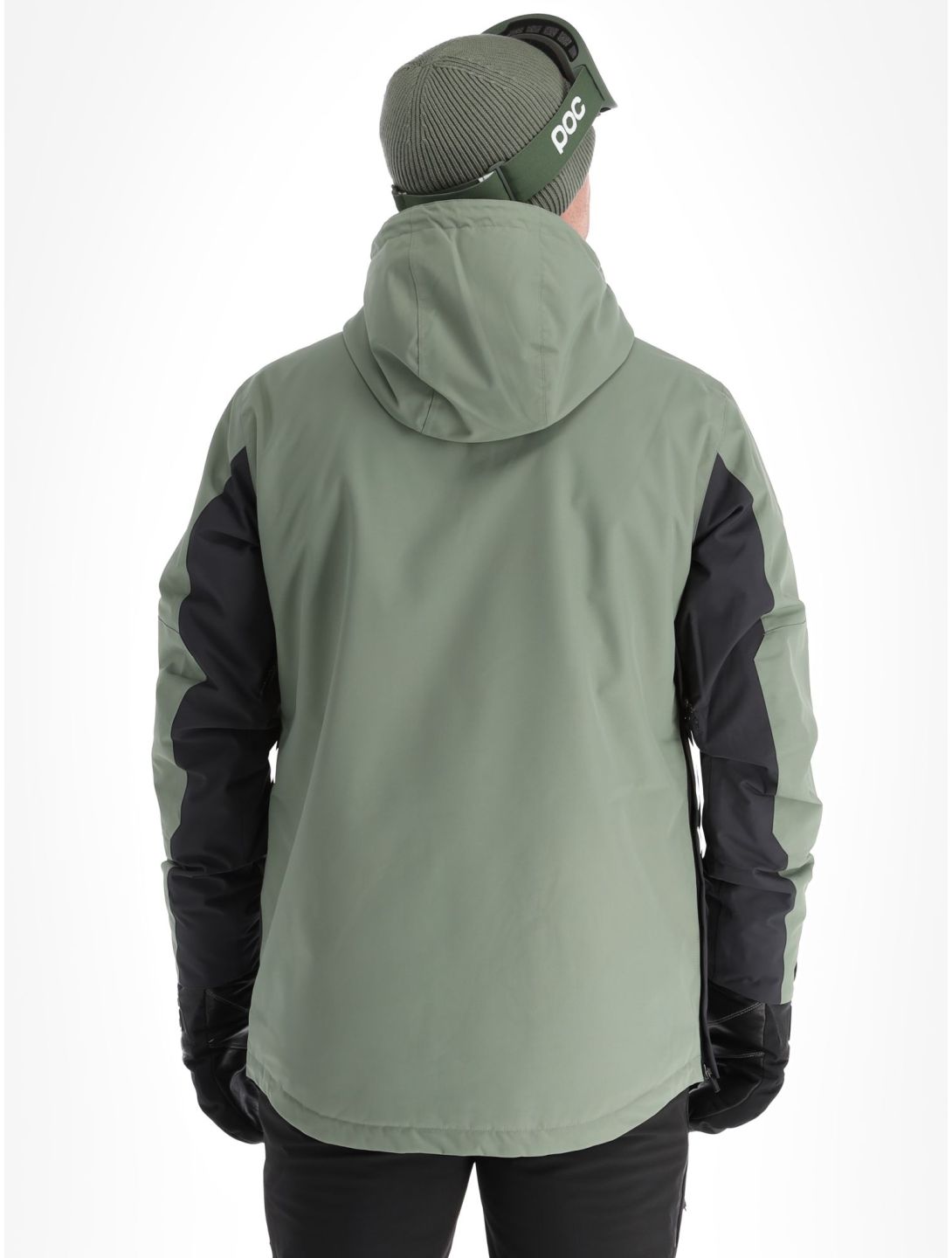 ColourWear, M Essential winter anorak men Grey Green black, green 