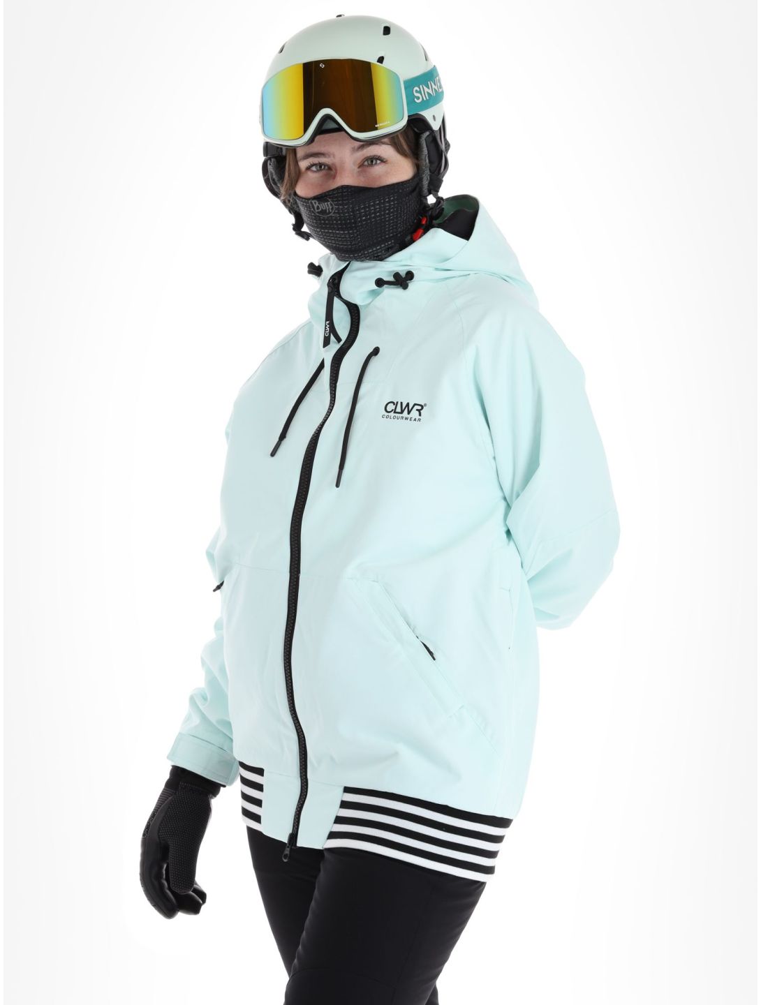 ColourWear, Leuge ski jacket women Light Turquoise Turquoise 