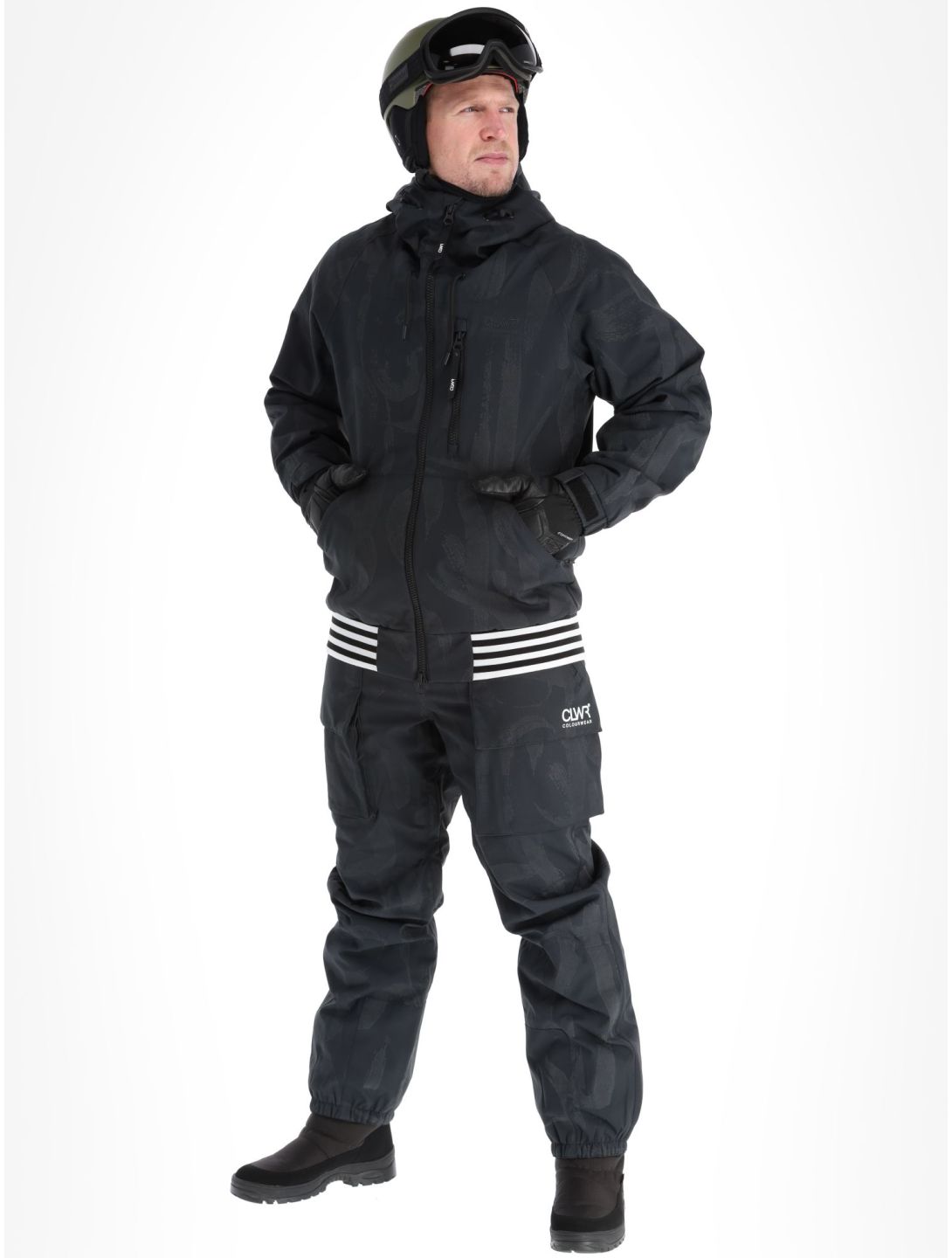 ColourWear, League ski jacket men Reflective Black black 