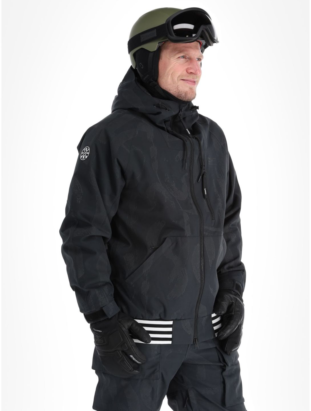 ColourWear, League ski jacket men Reflective Black black 