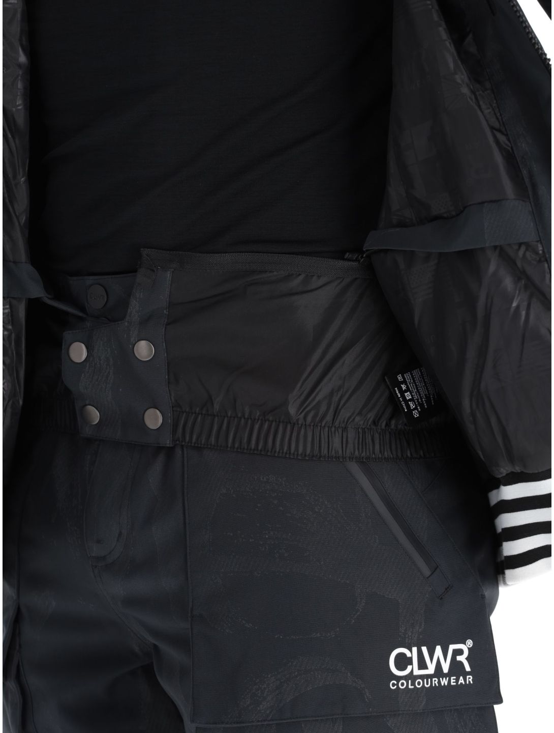 ColourWear, League ski jacket men Reflective Black black 