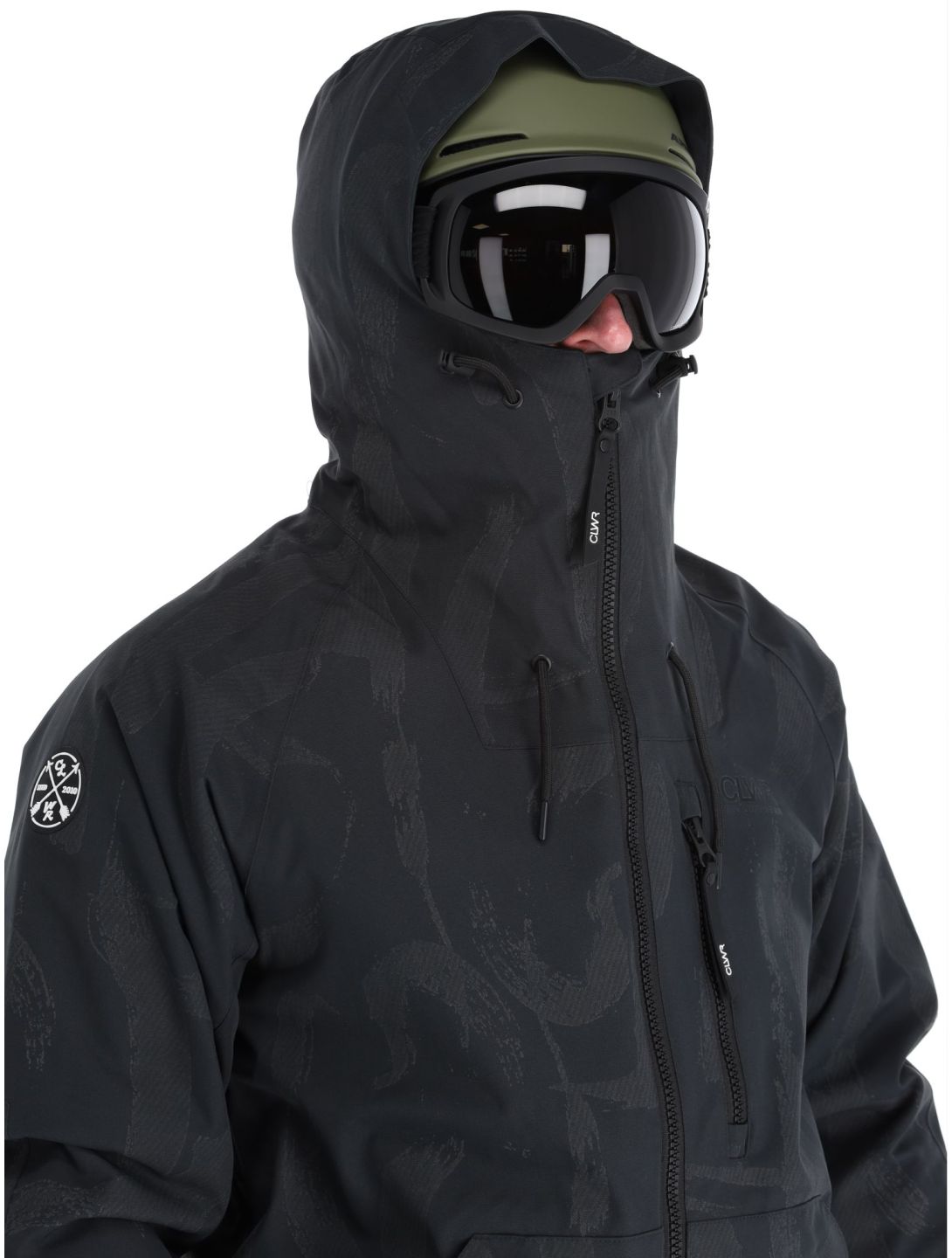 ColourWear, League ski jacket men Reflective Black black 