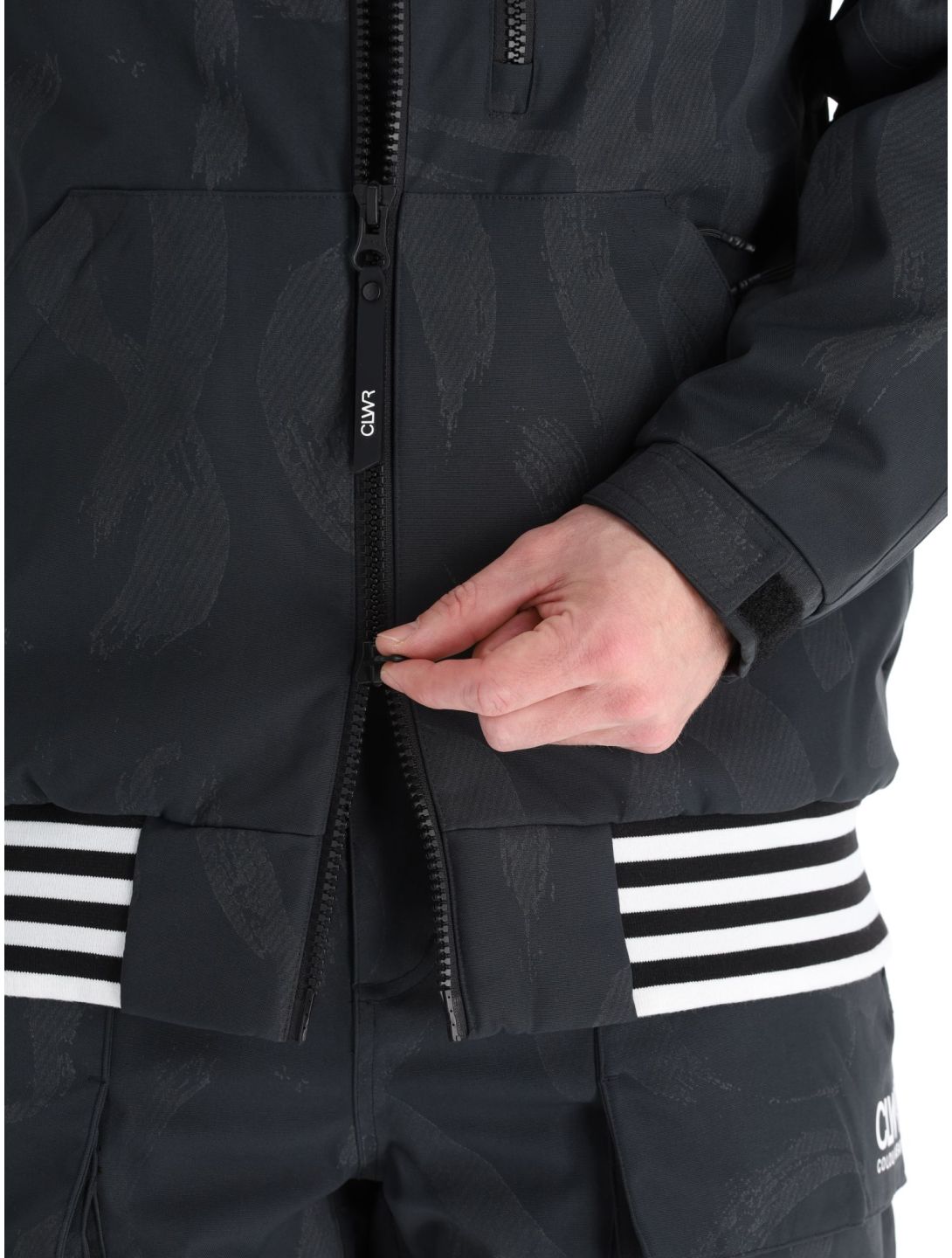 ColourWear, League ski jacket men Reflective Black black 