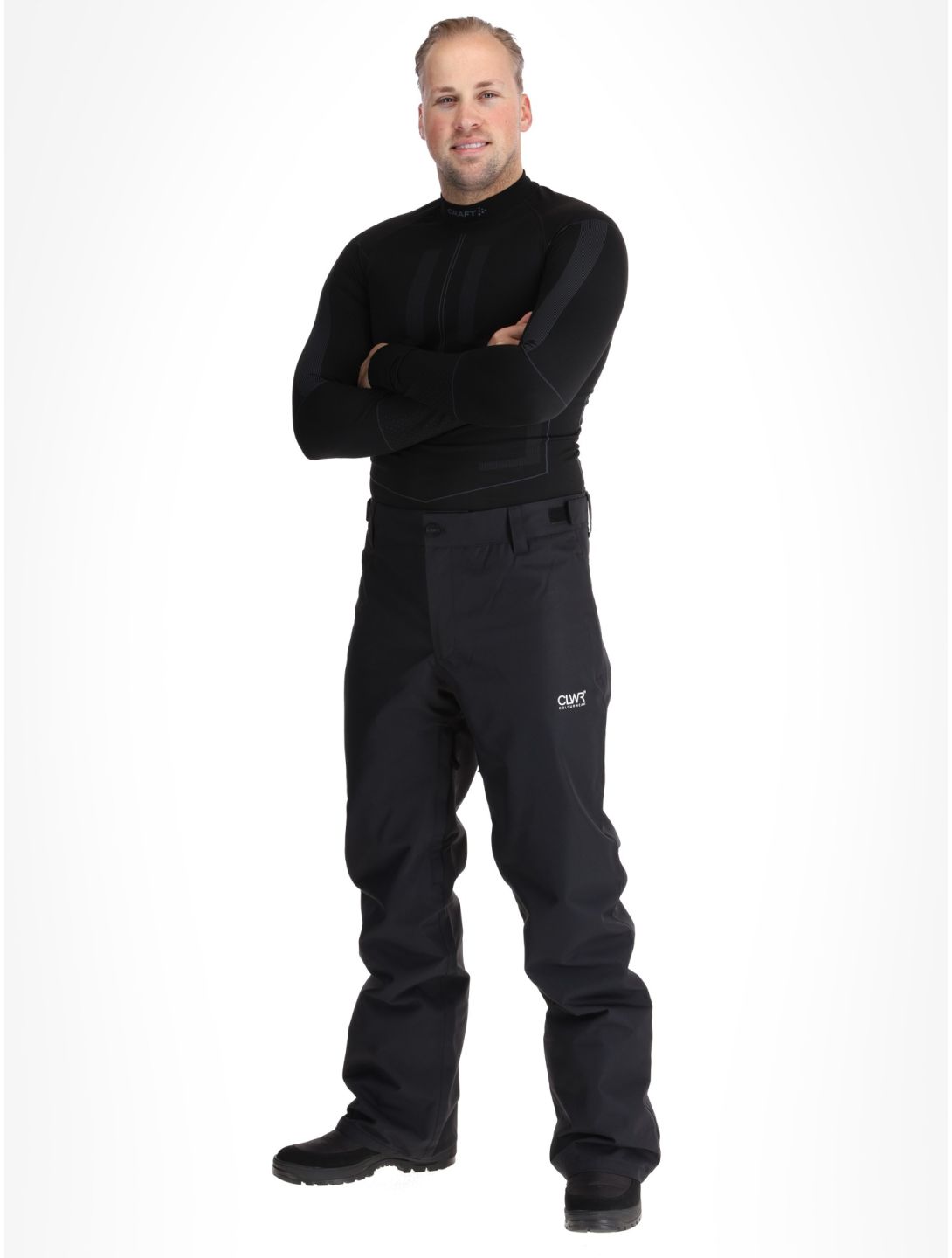 ColourWear, M Cliff Chino ski pants men Black black 